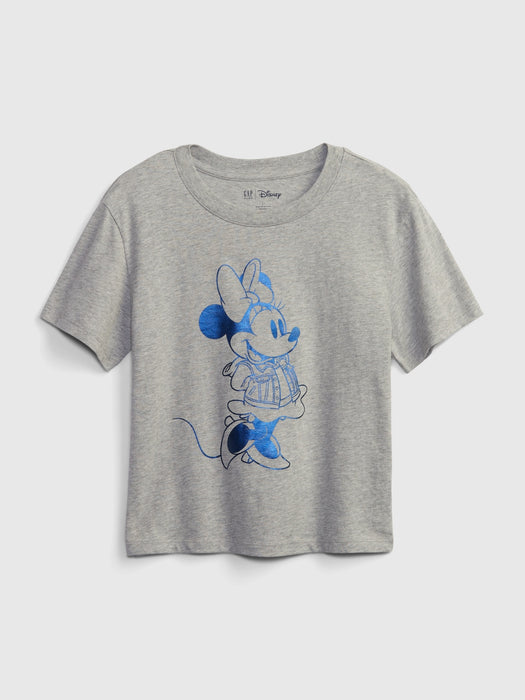 GapKids &#124 Disney 100% Organic Cotton Boxy T-Shirt - light heather grey