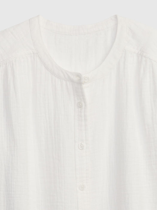 Kids Crinkle Gauze Tunic Dress