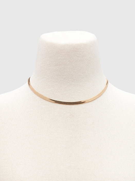 Herringbone Necklace - gold