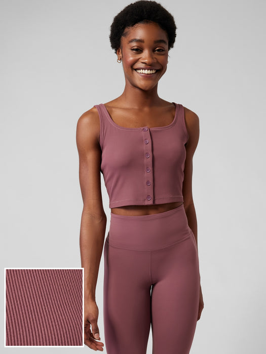 Half Moon Tank - Tawny Rose