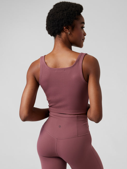 Half Moon Tank - Tawny Rose