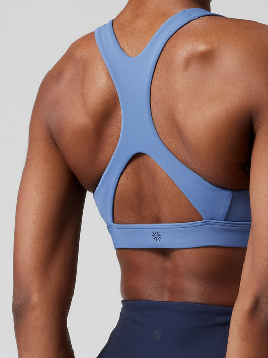 Ultimate Zip Front Bra A-C - Cottage Blue