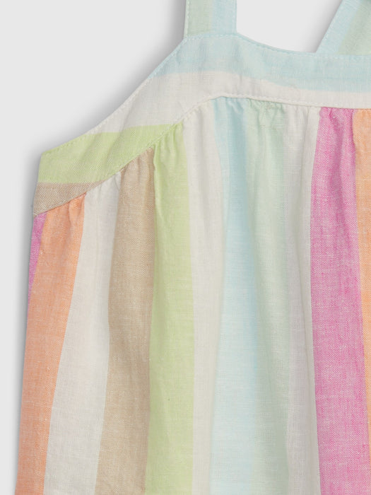Kids Striped Tiered Tank Dress