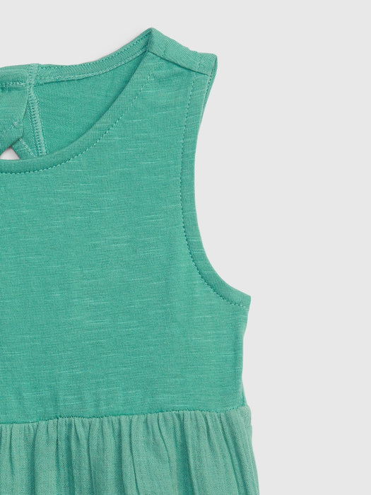 Toddler Crinkle Gauze Peplum Top