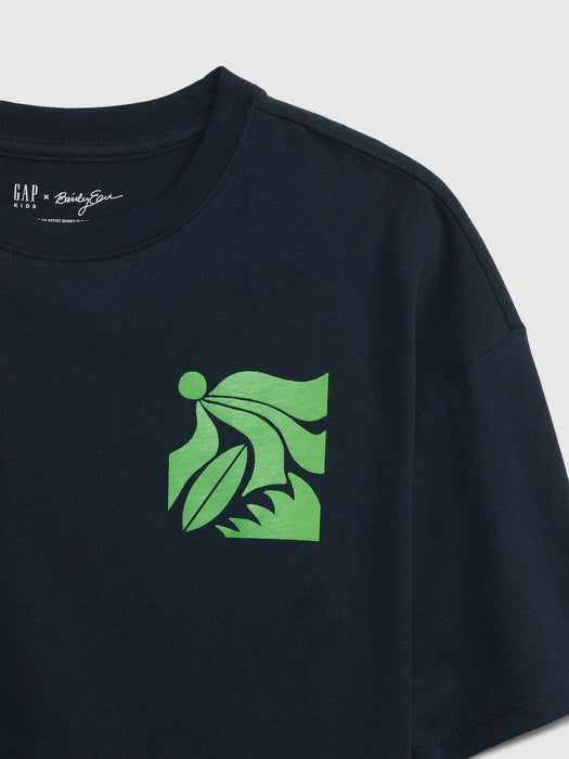 Gap &#215 Bailey Elder Kids 100% Organic Cotton Graphic T-Shirt