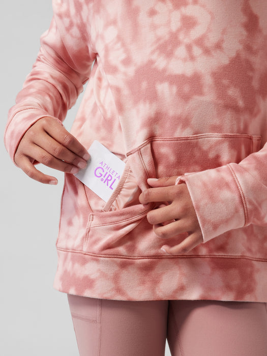 Athleta Girl In Your Element 2.0 Hoodie - Free Spirit Grecian Rose