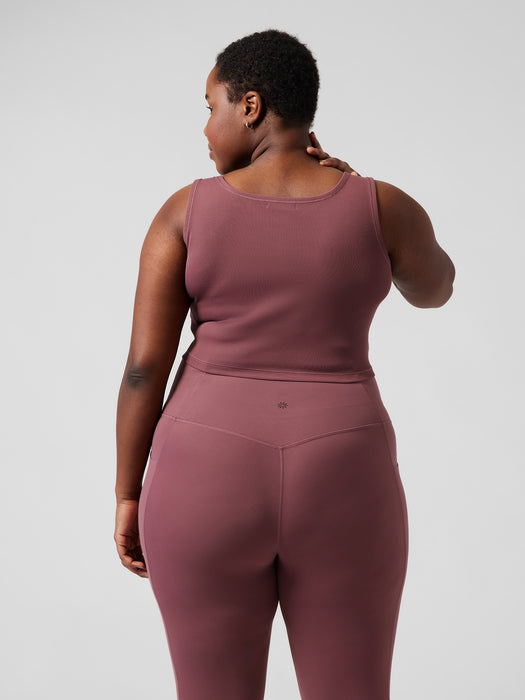 Half Moon Tank - Tawny Rose