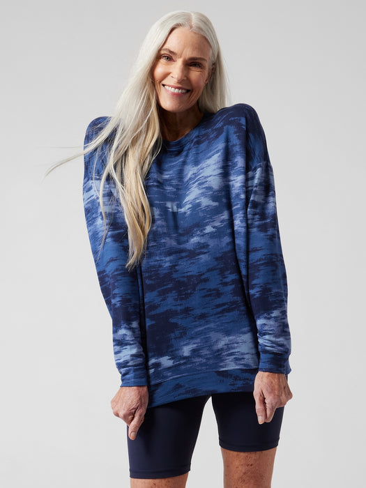 Balance Pullover Sweatshirt - Inversion Texture Chrome