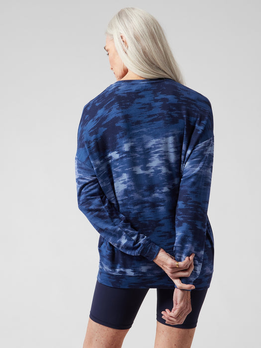 Balance Pullover Sweatshirt - Inversion Texture Chrome