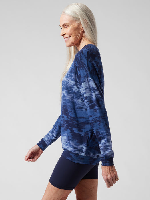 Balance Pullover Sweatshirt - Inversion Texture Chrome