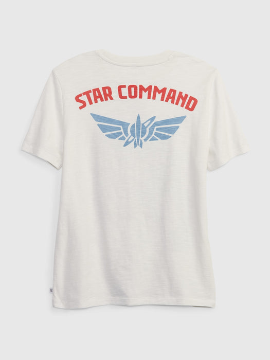 GapKids &#124 Disney Buzz Lightyear Graphic T-Shirt - new off white