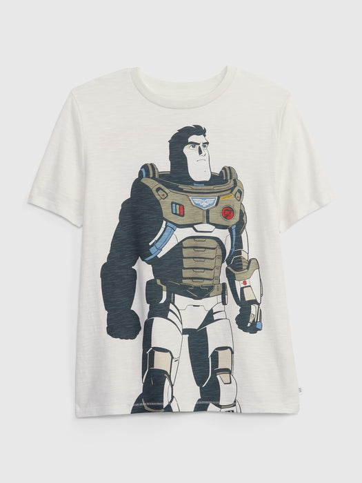 GapKids &#124 Disney Buzz Lightyear Graphic T-Shirt - new off white