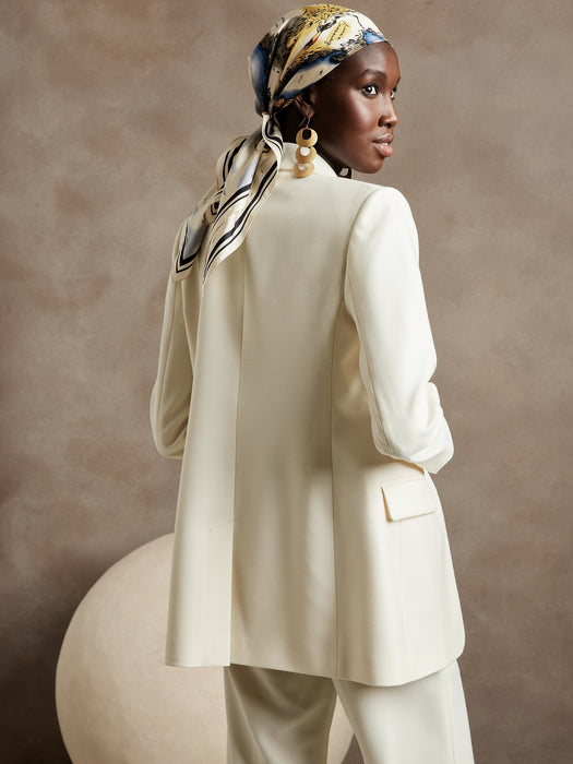 Lido Sculpted Italian Wool Blazer