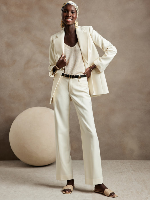 Lido Sculpted Italian Wool Blazer