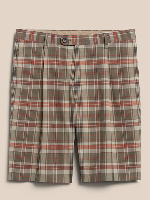 Madras Suit Short - Madras Plaid