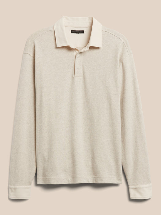 Rugby Shirt - OATMEAL HTR B0279