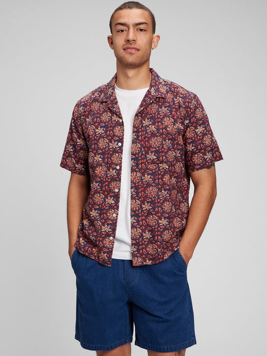 Vacay Shirt in Linen-Cotton