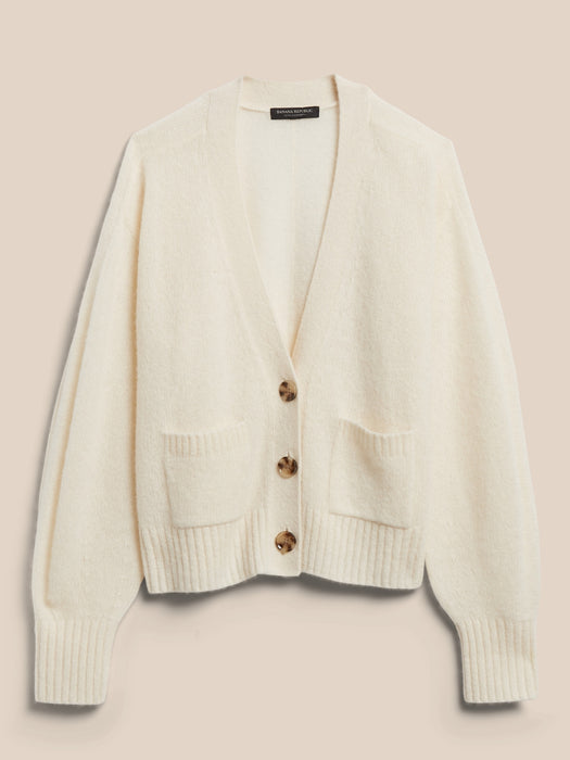 Lilla Brushed Cashmere Cardigan