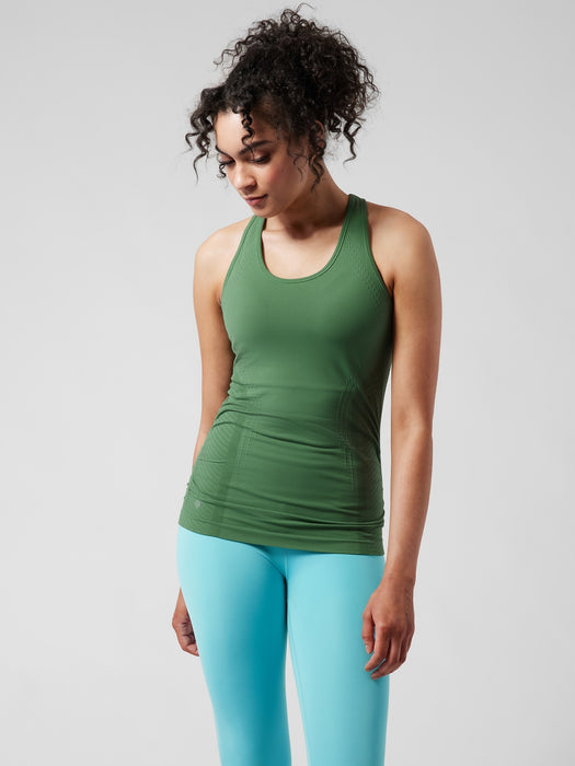 Speedlight Seamless Tank - Vineyard Green