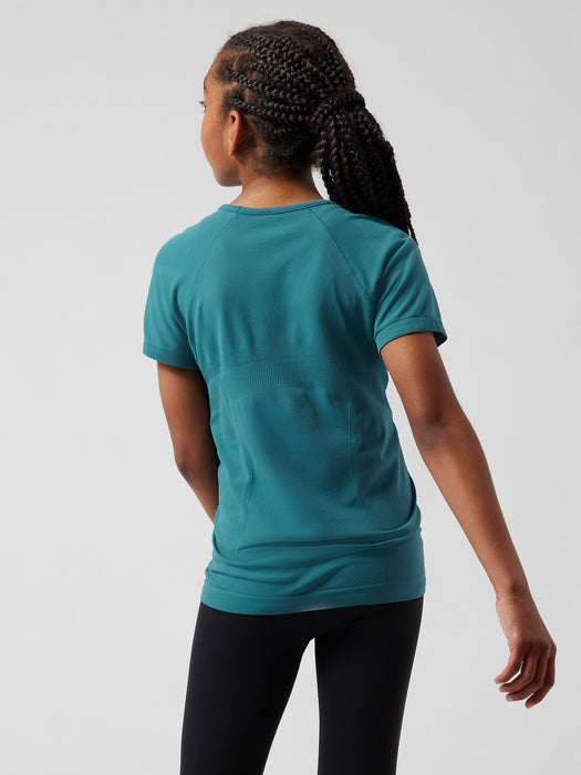 Athleta Girl Power Up Tee - Borealis Green