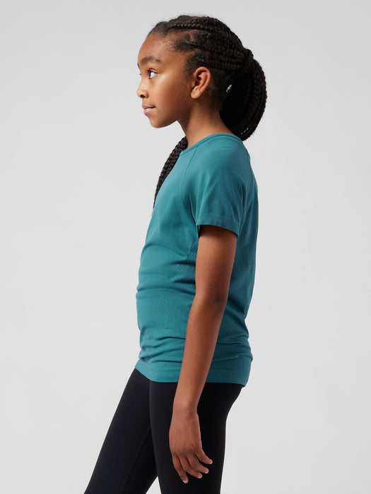 Athleta Girl Power Up Tee - Borealis Green
