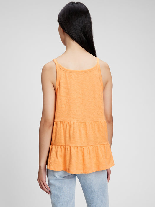 100% Organic Cotton Tiered Cami