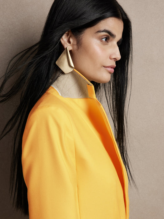 Lido Sculpted Italian Wool Blazer