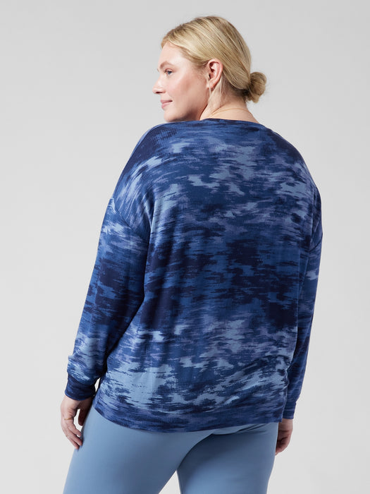 Balance Pullover Sweatshirt - Inversion Texture Chrome