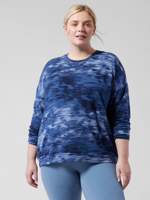 Balance Pullover Sweatshirt - Inversion Texture Chrome