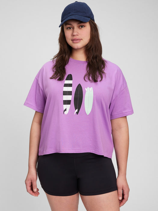 Gap &#215 Lizzy 100% Organic Cotton Graphic T-Shirt