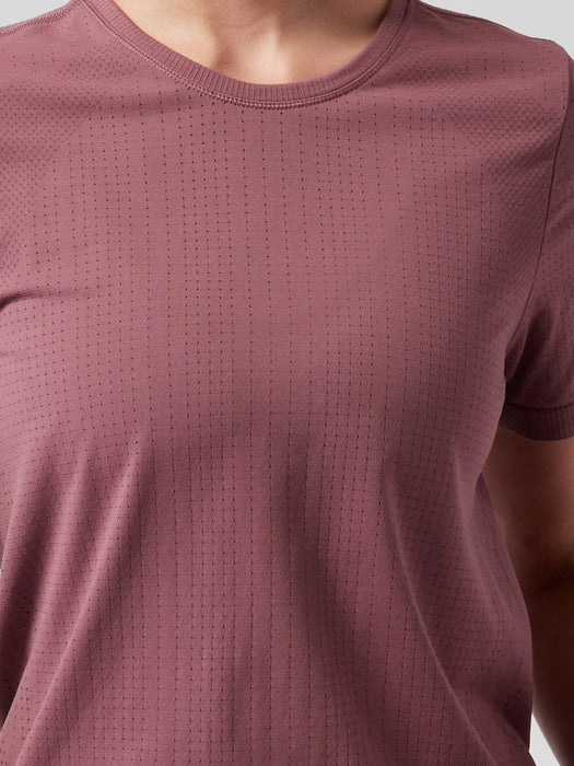 In Motion Seamless Tee - Tawny Rose