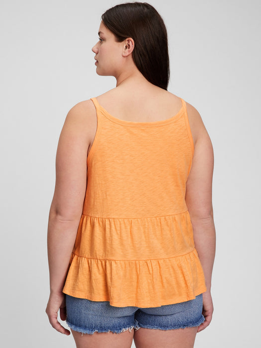 100% Organic Cotton Tiered Cami