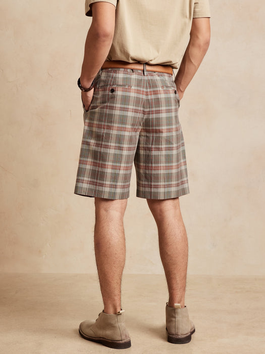 Madras Suit Short - Madras Plaid