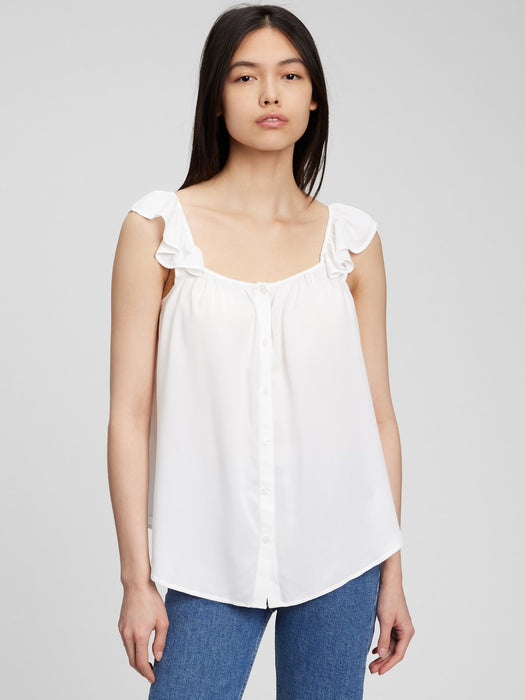 Maternity Flutter Sleeve Tank Top