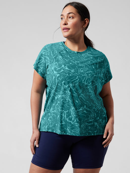 Ultimate Train Tee - Ripple Marble Borealis