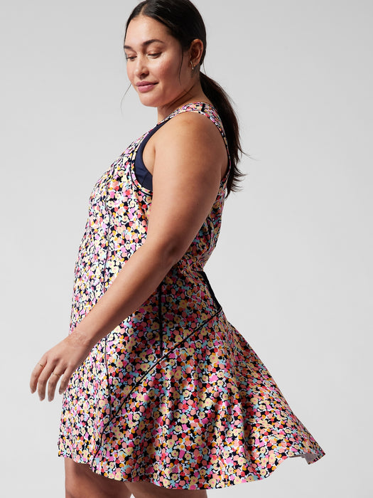 Ace Tennis Dress - Volley Floral Lunaria