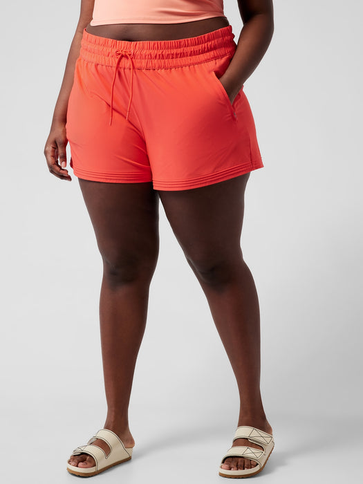 Newport 2.5" Board Short - Passionfruit Coral