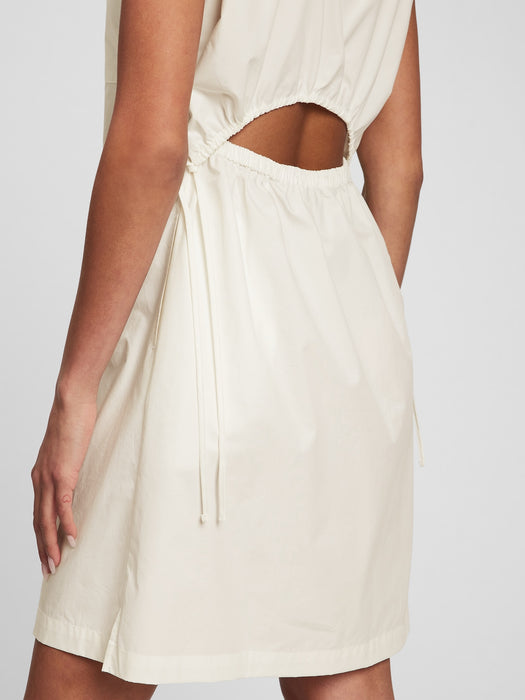 Utility Sleeveless Shirtdress