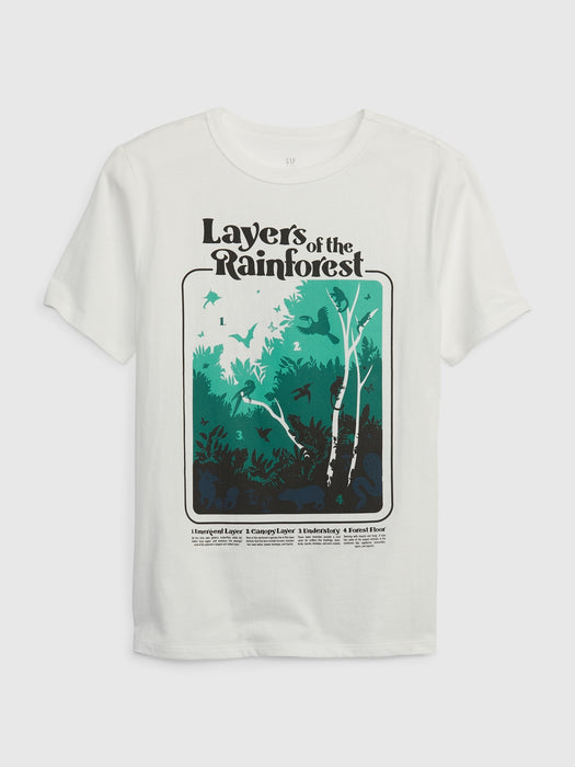 Kids 100% Organic Cotton Graphic T-Shirt