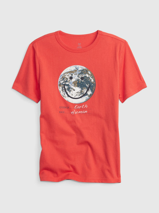 Kids 100% Organic Cotton Graphic T-Shirt