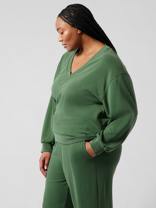 Seasoft V&#45Neck Sweatshirt