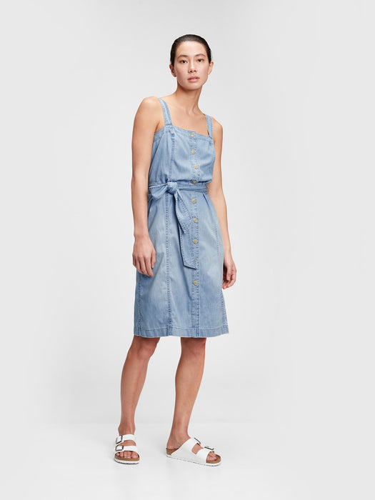 Button-Front Apron Dress with Washwell&#153