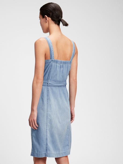 Button-Front Apron Dress with Washwell&#153