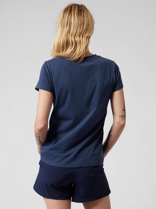Organic Daily Crew Tee - Navy
