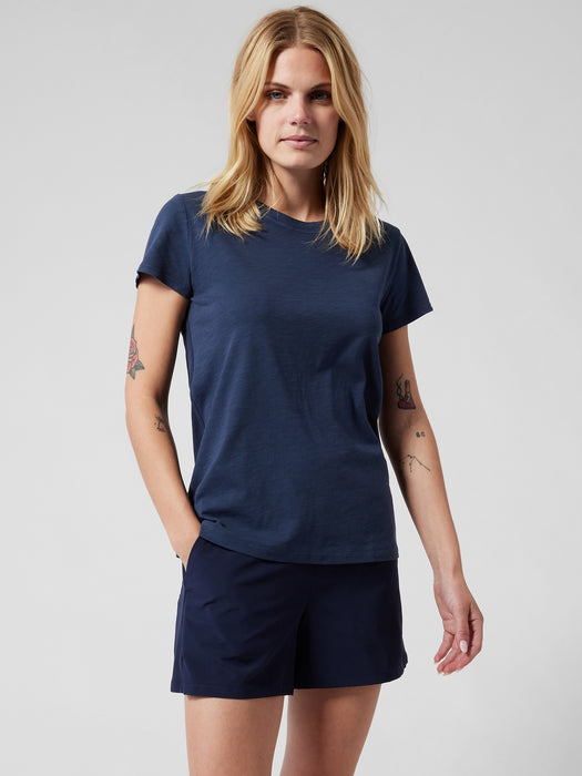 Organic Daily Crew Tee - Navy