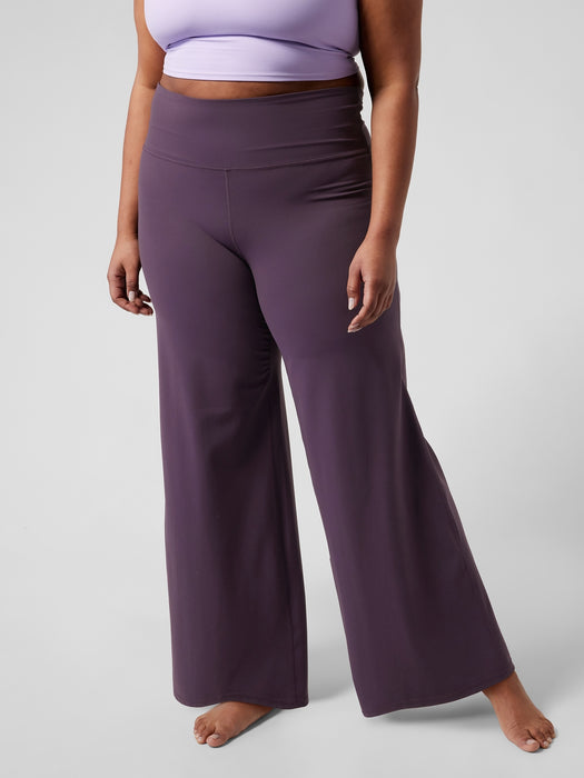 Elation Wide Leg Pant - Deep Crocus Violet