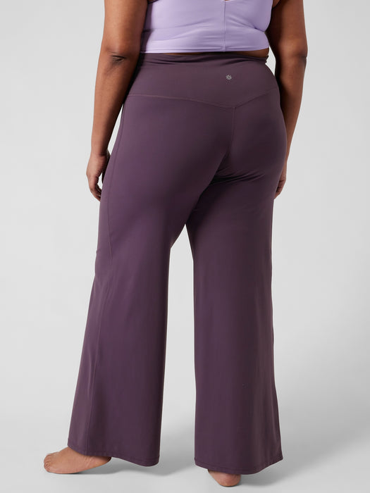 Elation Wide Leg Pant - Deep Crocus Violet