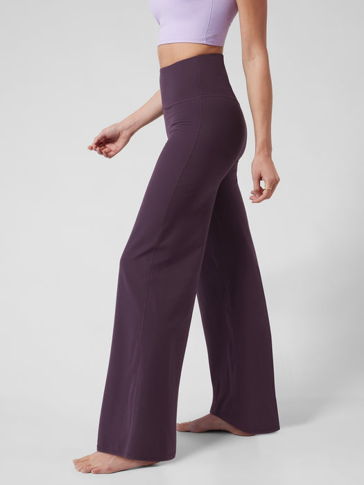 Elation Wide Leg Pant - Deep Crocus Violet