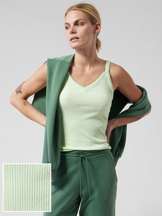 Renew Seamless V&#45Neck Tank - Calypso Mint