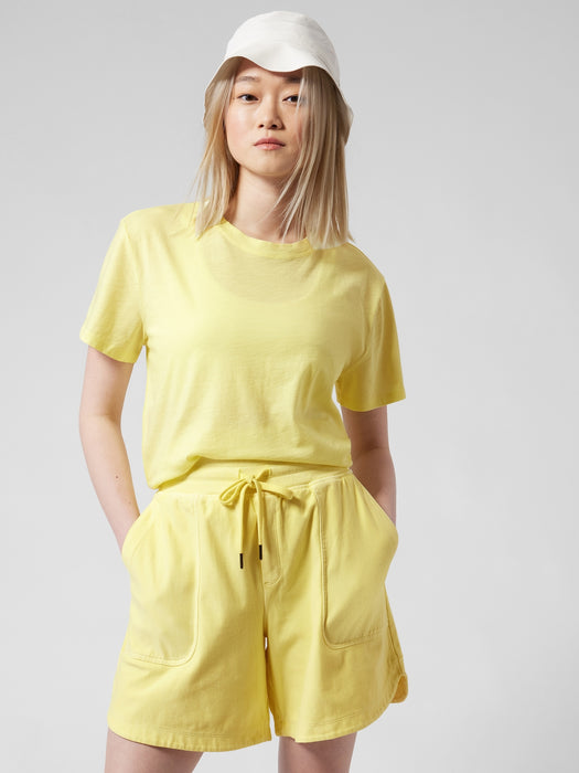 Organic Daily Relaxed Tee - Honeysuckle Yellow